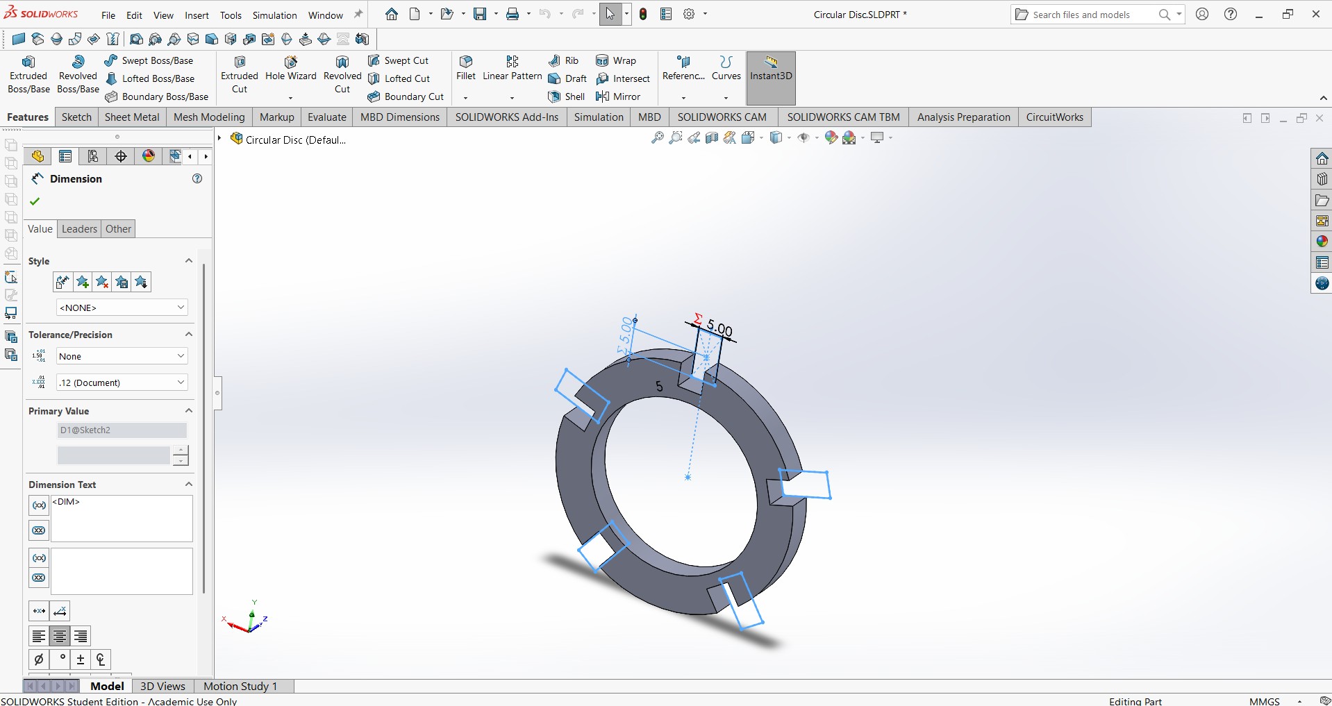 Circular Disc